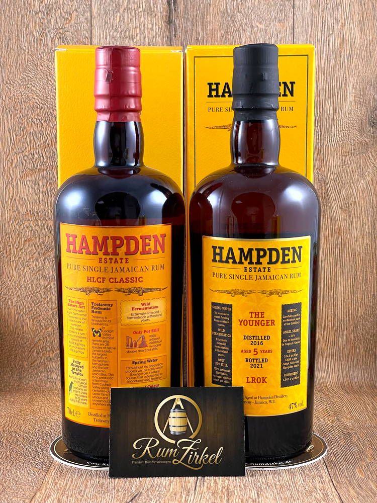 Velier Hampden SET: Younger LROK, 47% & HLCF Classic, 60%